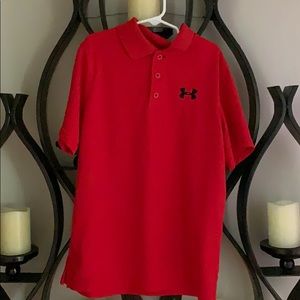 UNDER ARMOUR SS polo boys sz Large